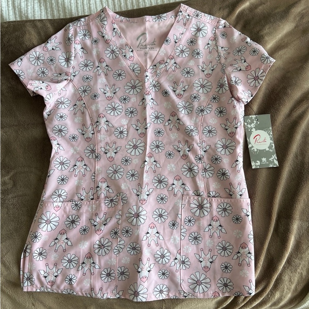 Nursing Scrub Top